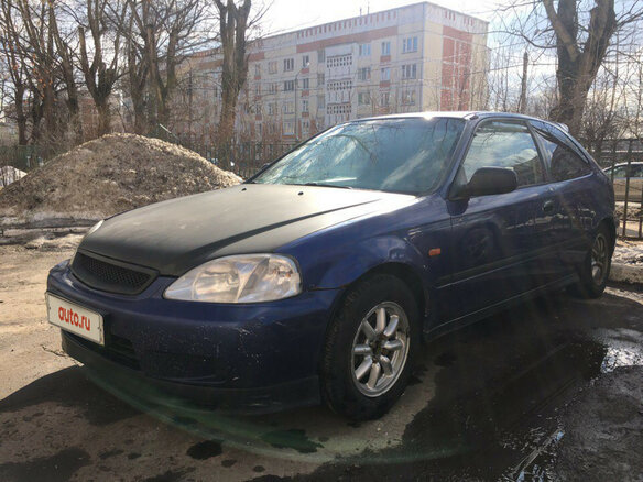 2000 Honda Civic VI Рестайлинг, синий - вид 7