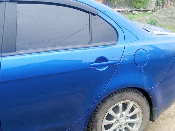 2011 Mitsubishi Lancer X Рестайлинг, синий, 670000 рублей - вид 6