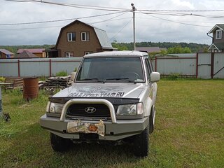 2002 Hyundai Galloper II, серый, 500000 рублей, вид 2