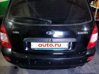 2013 Lada (ВАЗ) Kalina I, чёрный, 400000 рублей, вид 1