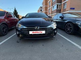 2019 Hyundai Elantra VI (AD) Рестайлинг, чёрный, 1400000 рублей, вид 1