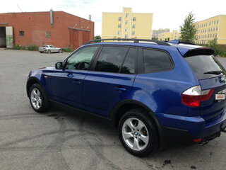 2006 BMW X3 30i I (E83) Рестайлинг, синий, 750000 рублей, вид 3