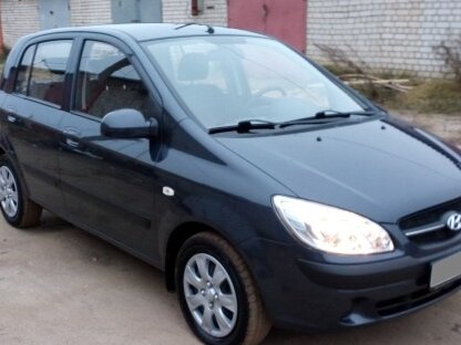 2011 Hyundai Getz I, чёрный - вид 1