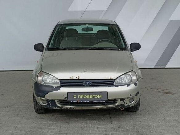 2008 Lada (ВАЗ) Kalina I, бежевый, 154000 рублей - вид 1
