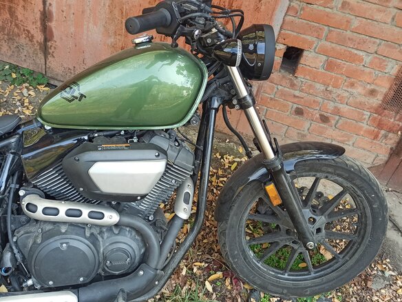 2014 Yamaha XV950 Bolt, зелёный, 600000 рублей - вид 2