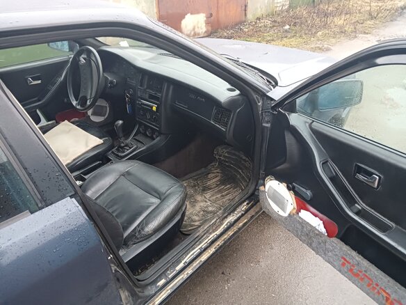 1991 Audi 80 IV (B3), синий, 260000 рублей - вид 7