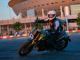 2024 Moto Morini Seiemmezzo SCR, зелёный, 555000 рублей, вид 4