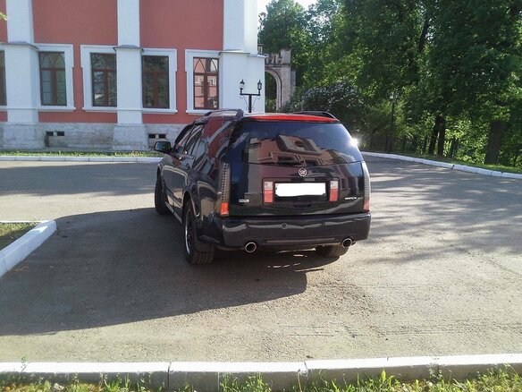 2008 Cadillac SRX 5-speed I, синий - вид 2