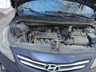 2016 Hyundai Solaris I Рестайлинг, синий, 550000 рублей, вид 2