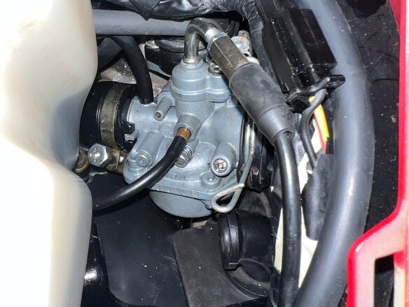 1992 Yamaha Jog, красный, 150000 рублей - вид 34