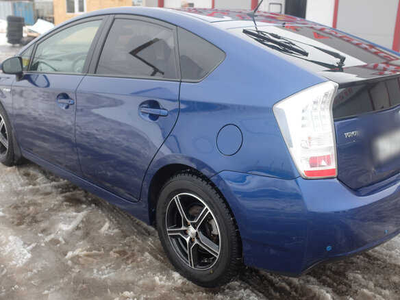 2009 Toyota Prius III (XW30), синий - вид 4