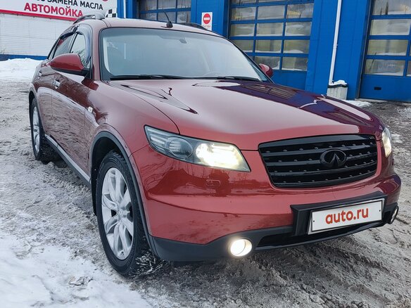 2008 Infiniti FX35 I (S50) Рестайлинг, оранжевый, 1010000 рублей - вид 19