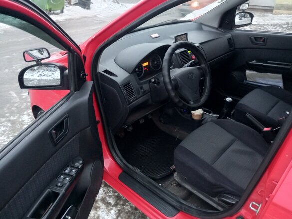 2008 Hyundai Getz I Рестайлинг, красный, 300000 рублей - вид 8