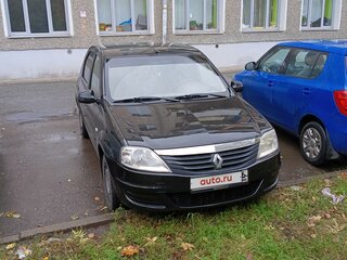 2011 Renault Logan I Рестайлинг, чёрный, 550000 рублей, вид 1