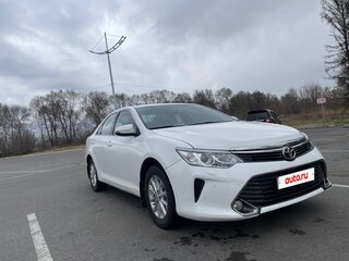 2014 Toyota Camry US Market VII (XV50) Рестайлинг, белый, 2400000 рублей, вид 1