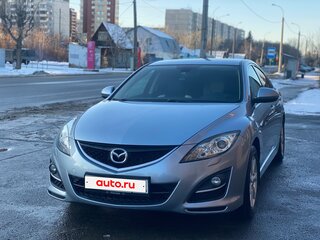 2011 Mazda 6 II (GH) Рестайлинг, серебристый, 1400000 рублей, вид 3