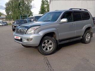 2004 Toyota Land Cruiser Prado 5-speed 120 Series, серебристый, 1600000 рублей, вид 1