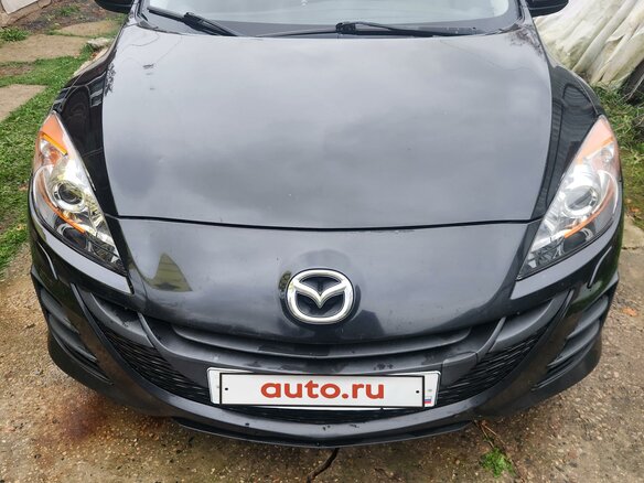 2011 Mazda 3 II (BL), чёрный, 715000 рублей