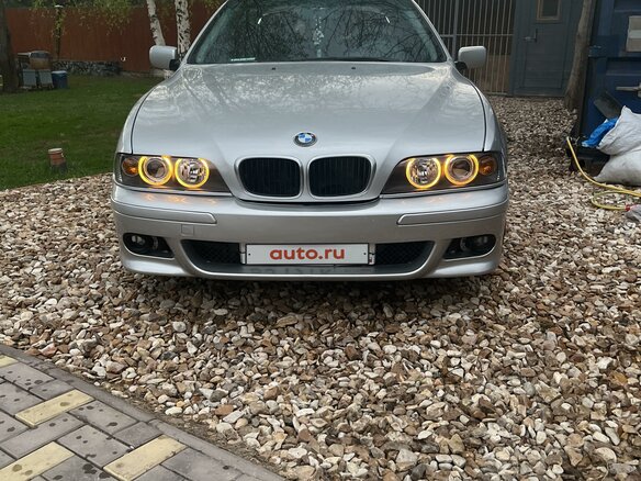 2003 BMW 5 серии 525i IV (E39) Рестайлинг, серебристый