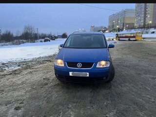 2003 Volkswagen Touran I, синий, 480000 рублей, вид 2
