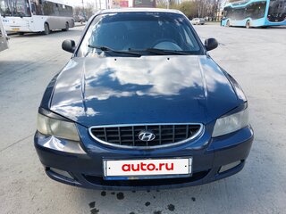 2008 Hyundai Accent ТагАЗ II, синий, 210000 рублей, вид 1