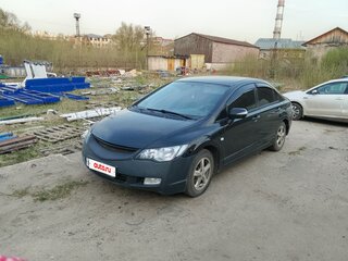 2007 Honda Civic VIII, чёрный, 680000 рублей, вид 4