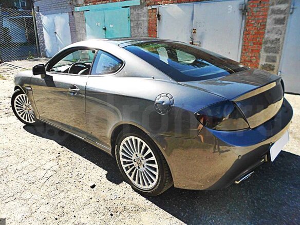 2008 Hyundai Coupe II (GK) Рестайлинг, серый - вид 1