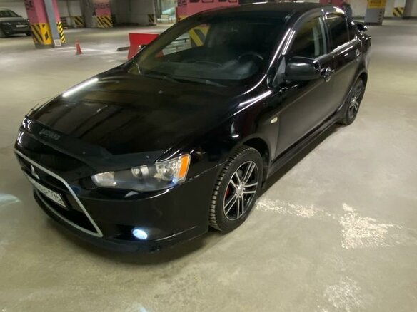 2011 Mitsubishi Lancer X Рестайлинг, чёрный, 870000 рублей - вид 10