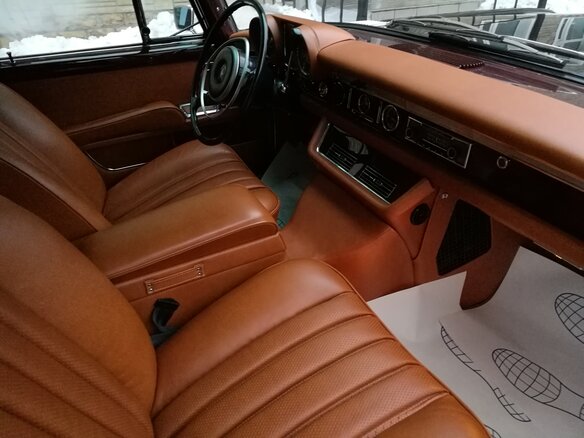 1970 Mercedes-Benz W100, чёрный - вид 10