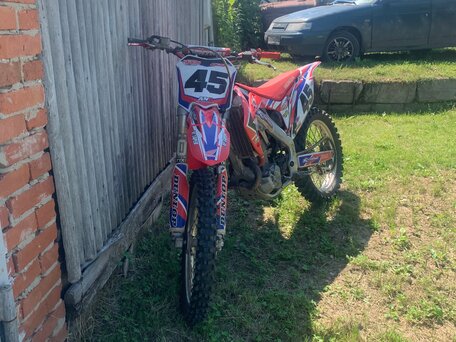 2012 Honda CRF 450R, красный, 290000 рублей, вид 1