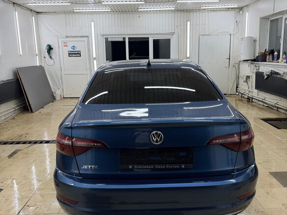 2020 Volkswagen Jetta 6-speed VII, синий, 1550000 рублей - вид 5