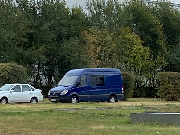2007 Mercedes-Benz Sprinter, синий, 1250000 рублей - вид 9