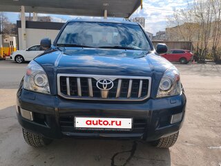 2008 Toyota Land Cruiser Prado 4-speed 120 Series Рестайлинг, чёрный, 1875000 рублей, вид 1