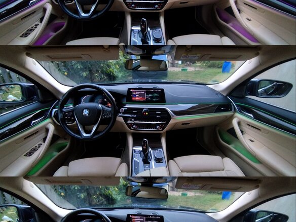 2020 BMW 5 серии 530d xDrive VII (G30/G31/G38), синий, 3100000 рублей - вид 23