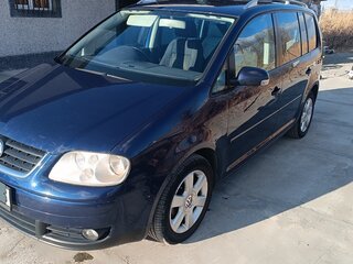 2005 Volkswagen Touran I, синий, 580000 рублей, вид 4