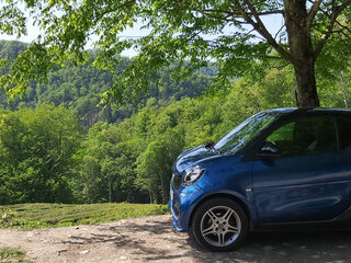 2016 Smart Fortwo III, голубой, 1300000 рублей, вид 3