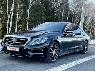 2014 Mercedes-Benz S-Класс 500 Long VI (W222, C217), чёрный, 4900000 рублей, вид 1