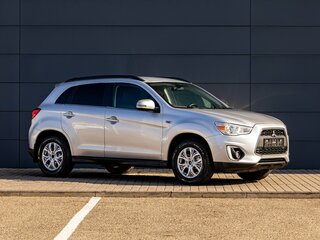 2014 Mitsubishi ASX I Рестайлинг, серебристый, 1095000 рублей, вид 3