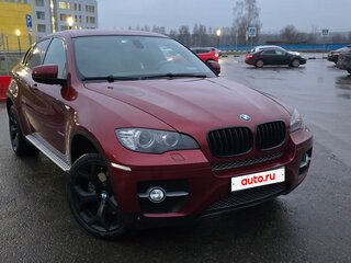 2008 BMW X6 35i 6-speed I (E71), пурпурный, 1525000 рублей, вид 1