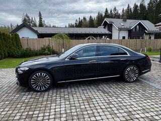 2021 Mercedes-Benz S-Класс 450 Long 4MATIC VII (W223), чёрный, 8600000 рублей, вид 3