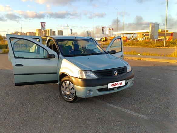 2005 Renault Logan I, серебристый - вид 4