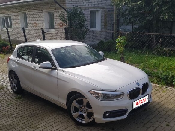 2017 BMW 1 серии 116d II (F20/F21) Рестайлинг, белый, 1250000 рублей