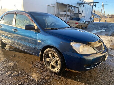 2005 Mitsubishi Lancer IX Рестайлинг, синий, 240000 рублей, вид 2