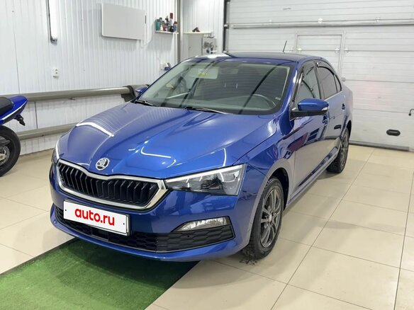 2021 Skoda Rapid II, синий, 1790000 рублей - вид 1