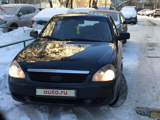 2007 Lada (ВАЗ) Priora I, чёрный, 450000 рублей, вид 2