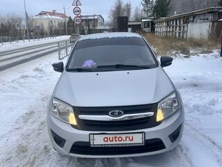 2015 Lada (ВАЗ) Granta I, серебристый, 620000 рублей, вид 1