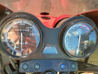 2013 Yamaha YBR125, красный, 220000 рублей, вид 1