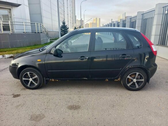 2010 Lada (ВАЗ) Kalina I, чёрный, 181000 рублей - вид 5