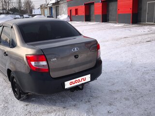 2017 Lada (ВАЗ) Granta I, коричневый, 350000 рублей, вид 4