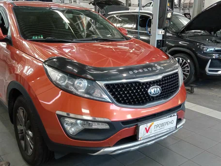2014 Kia Sportage III Рестайлинг, оранжевый, 1150000 рублей, вид 2